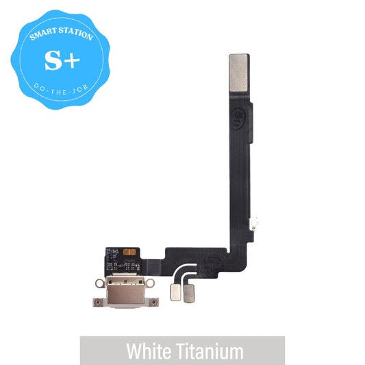 [Smart Plus] Charging Port for iPhone 16 Pro Max -White Titanium