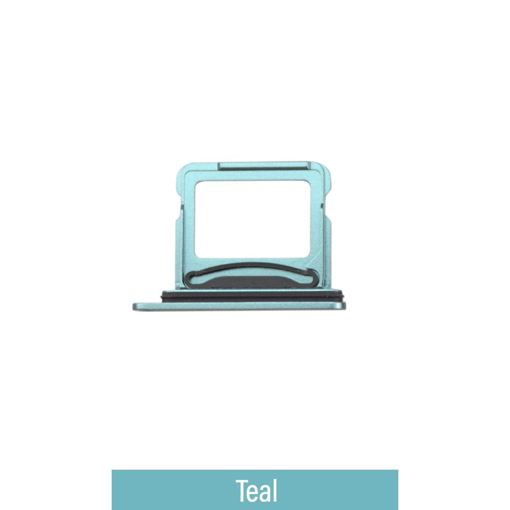 Dual SIM Card Tray for iPhone 16 / 16 Plus-Teal (Compatible with Single SIM Phones and Dual SIM Phones)