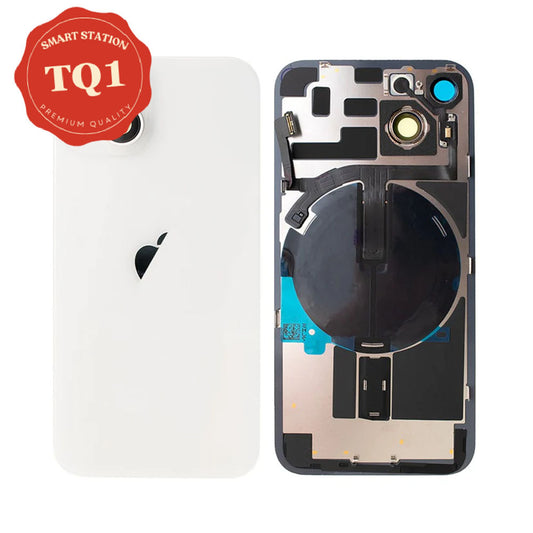 [TQ1] Premium iPhone 14 Plus Back Glass Replacement w Wireless Charging and Flash Flex Cable-Starlight
