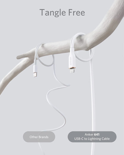 Anker Powerline Super Soft USB-C to Lightning Cable – 3ft/6ft (MFi Certified)