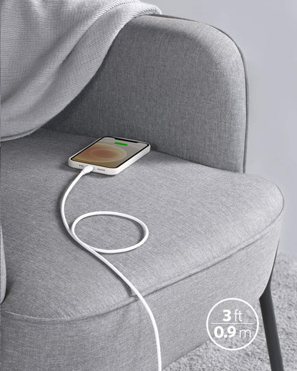 Anker Powerline Super Soft USB-C to Lightning Cable – 3ft/6ft (MFi Certified)