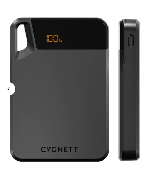 Cygnett MagSlim 5k Magnetic Wireless Power Bank - Black