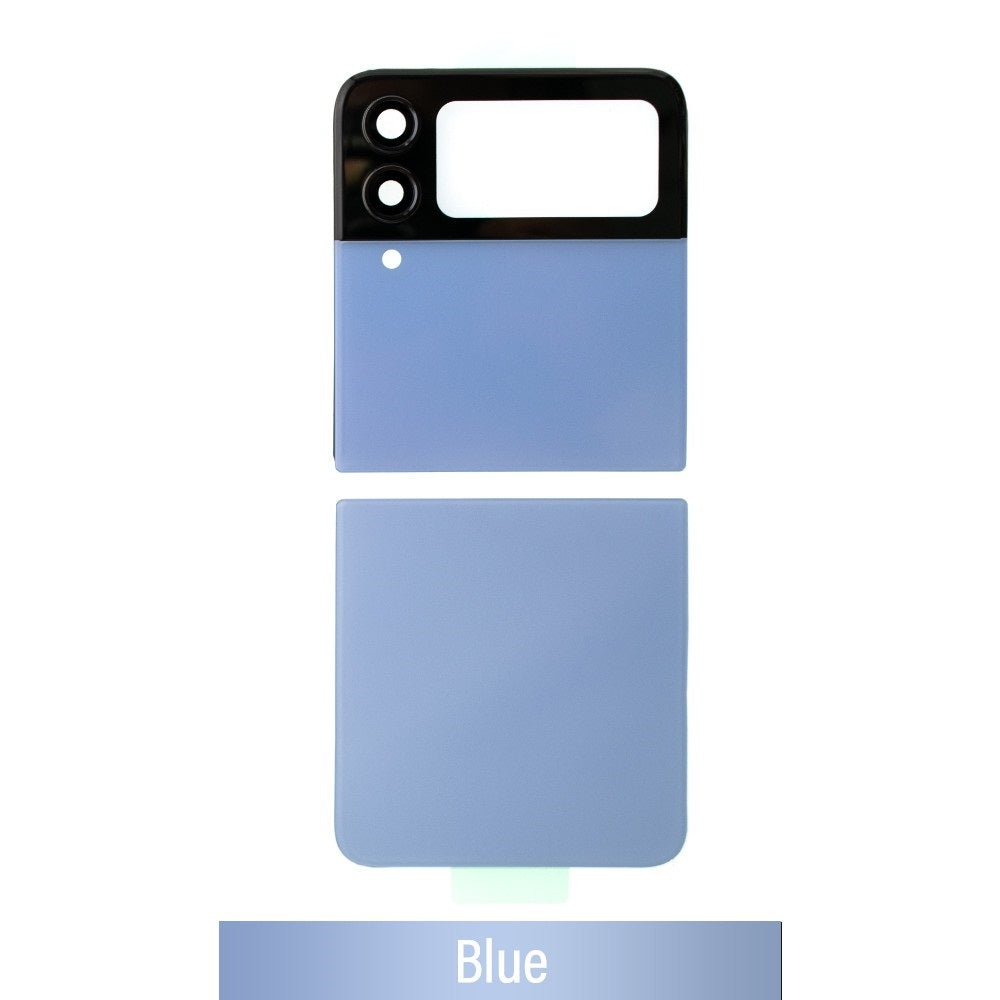 Rear Cover Glass For Samsung Galaxy Z Flip4 5G F721B-Blue