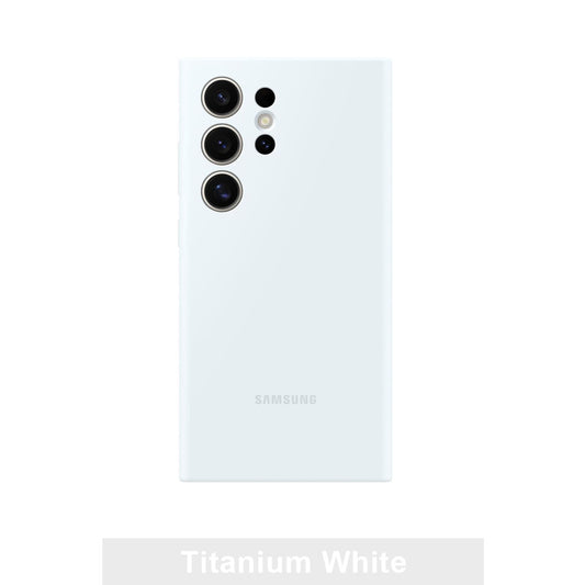 Rear Cover Glass For Samsung Galaxy S24 Ultra-Titanium White