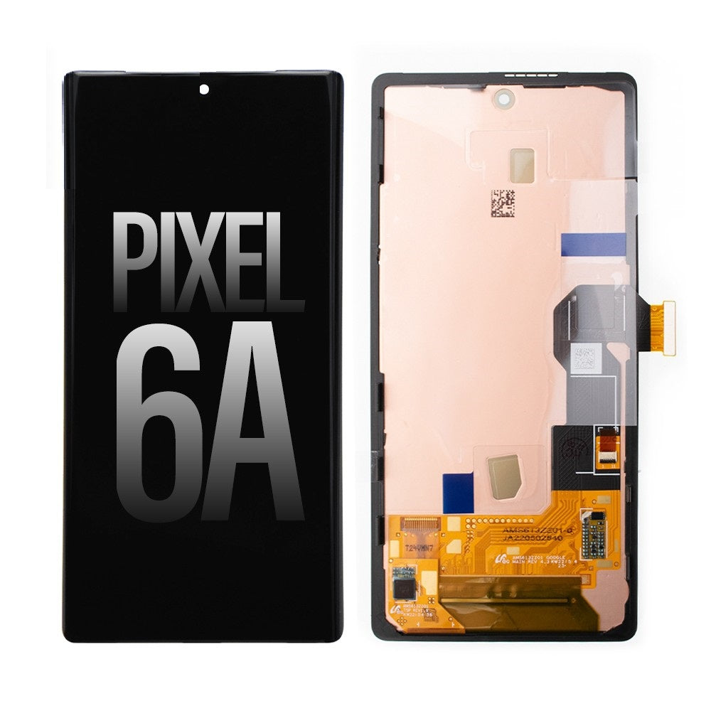 Original LCD Assembly with Frame for Google Pixel 6A (Brand New Without Fingerprint Sensor)