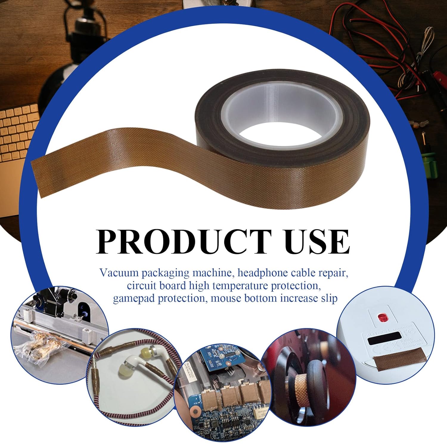 High Temperature Teflon Tape 10mm