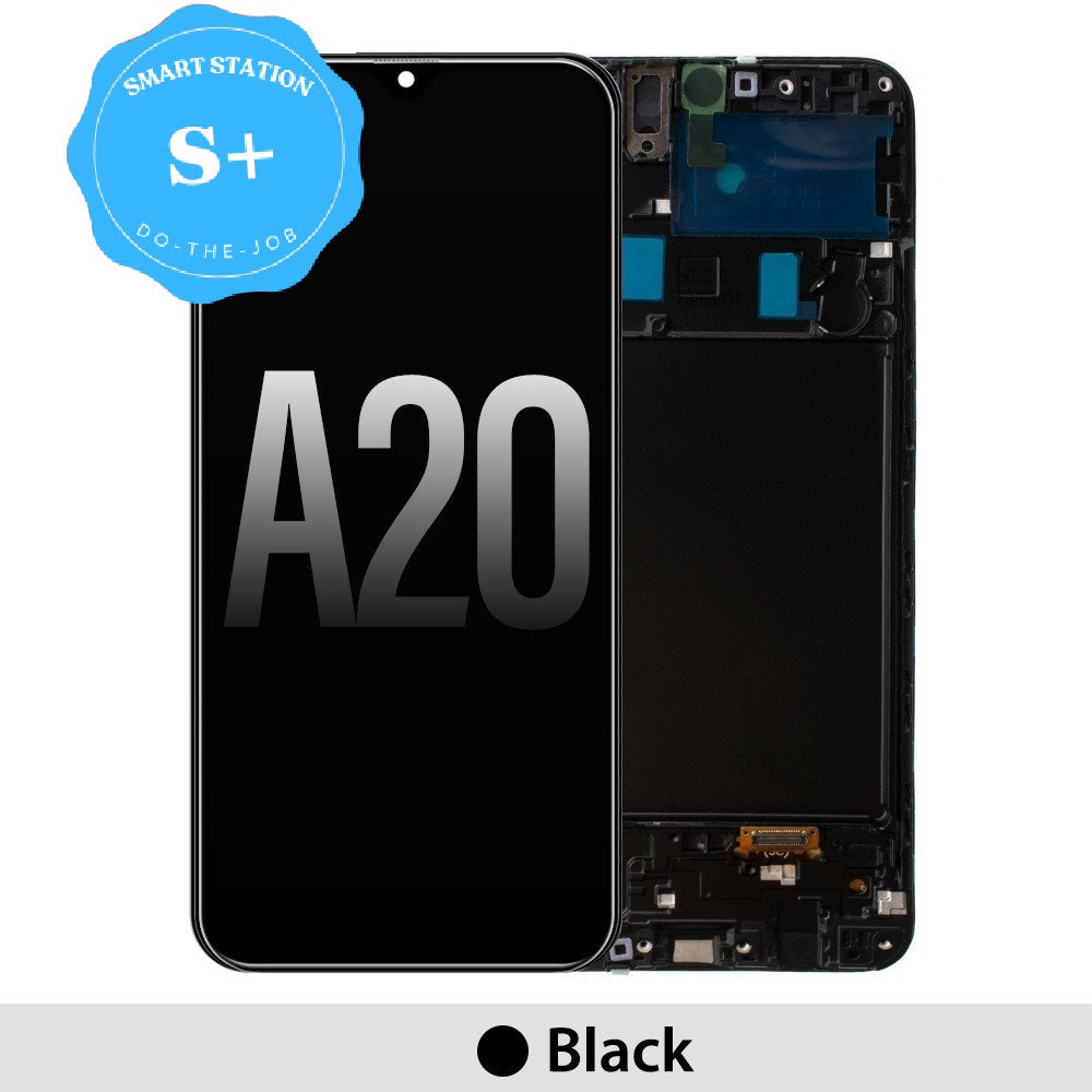 [Smart Plus] Samsung A20 A205F Screen Replacement with Frame