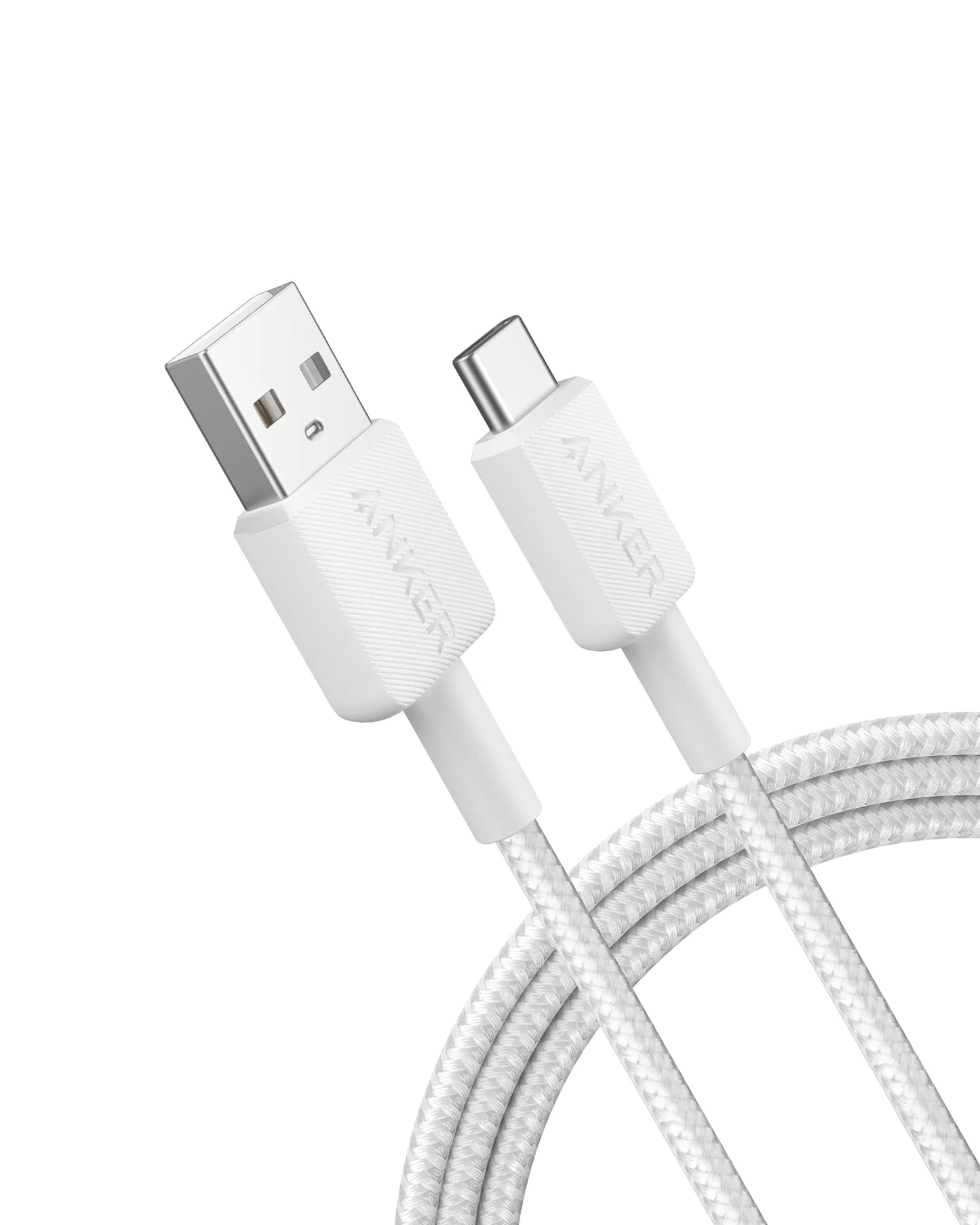 Anker 322 USB-A to USB-C Braided Cable 6ft - Black/White
