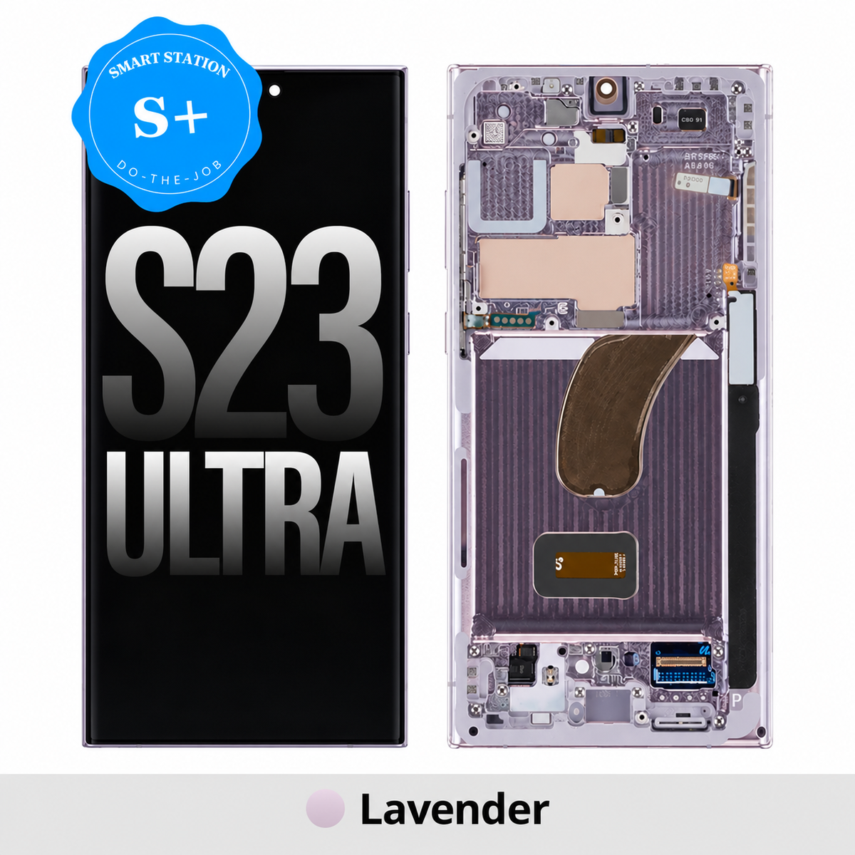 [原装翻新 - 轻微瑕疵] 三星 S23 Ultra 屏幕更换 - 薰衣草紫