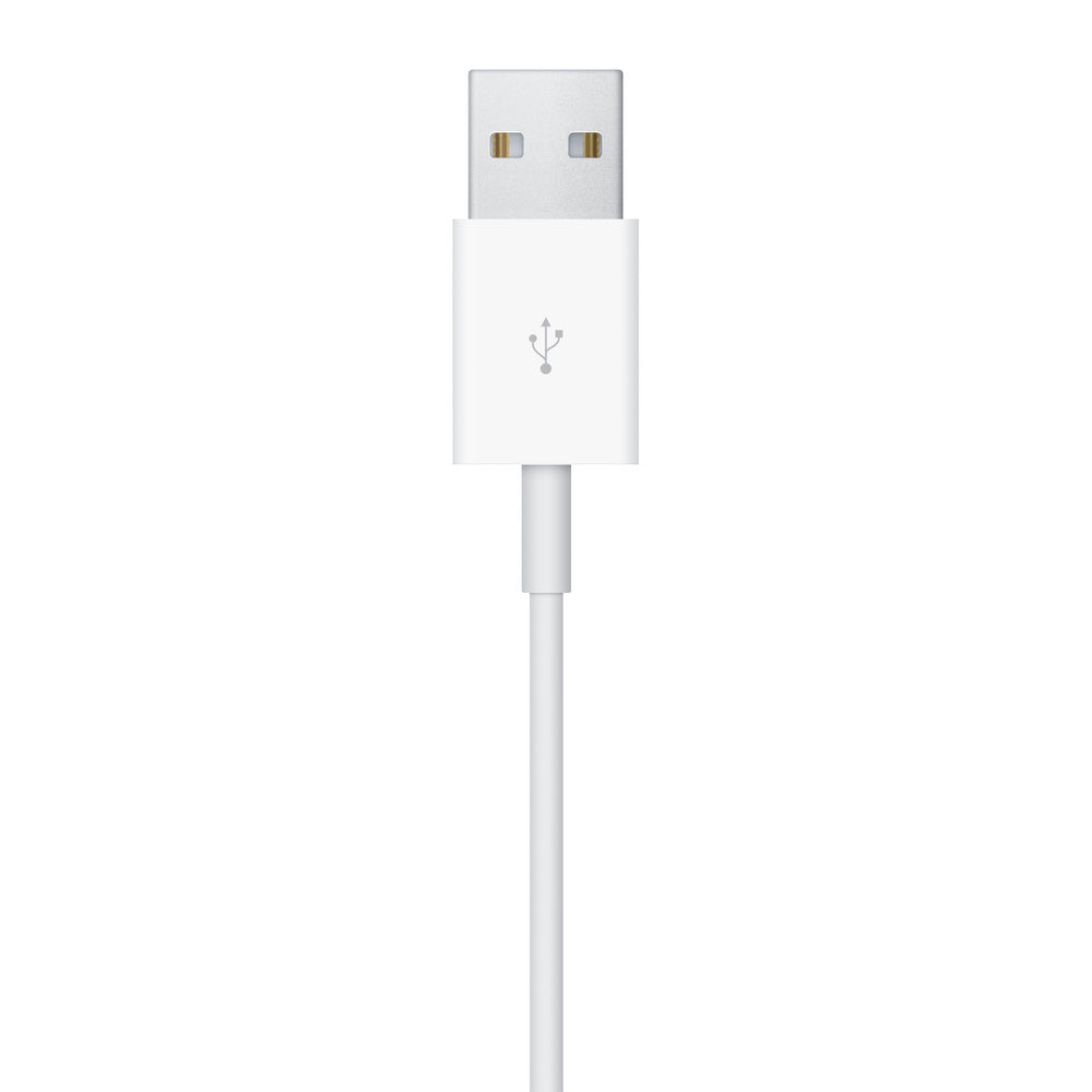 Magnetic Fast Charger to USB-A White (1m) Aluminium Alloy For Apple Watch