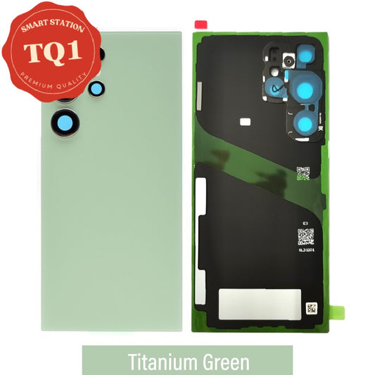 Rear Cover Glass For Samsung Galaxy S24 Ultra-Titanium Green