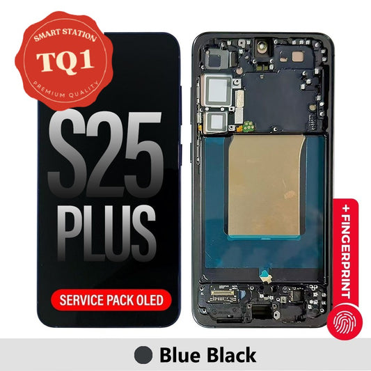 [TQ1] Samsung S25 Plus Screen Replacement-Blue Black (Service Pack Screen with Refurbished Frame)