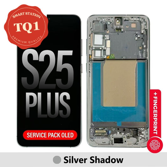 [TQ1] Samsung S25 Plus Screen Replacement-Silver Shadow (Service Pack Screen with Refurbished Frame)