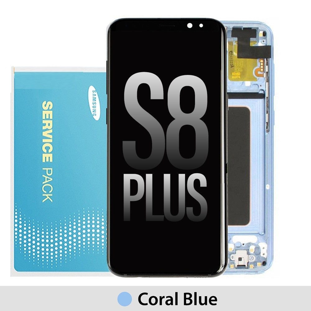 [Service Pack] Samsung Galaxy S8 Plus G955F Screen Replacement-Coral Blue