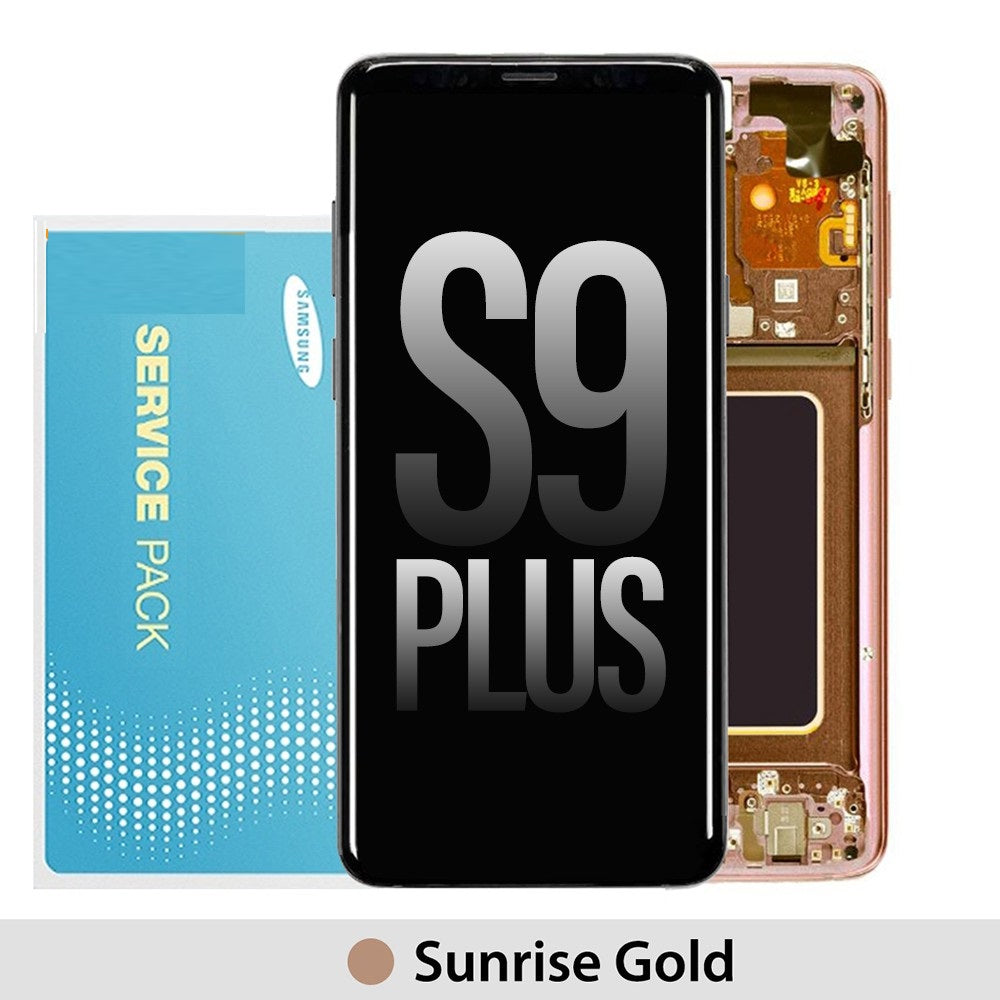 [Service Pack] Samsung Galaxy S9 Plus G965F Screen Replacement-Sunrise Gold