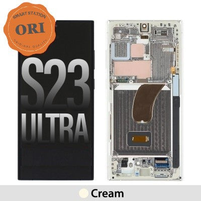 [Original Refurb] Samsung S23 Ultra Screen Replacement- Cream