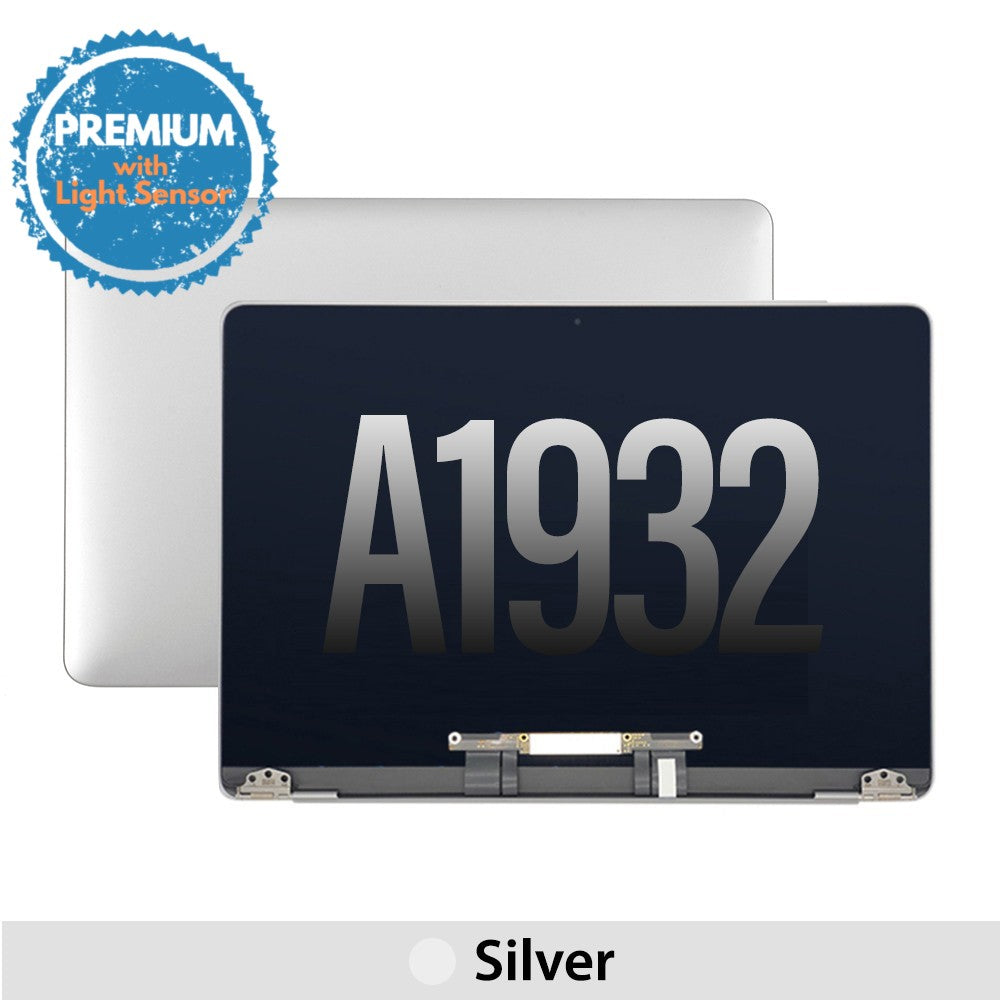 Macbook Air 13" (A1932) [2018] LCD Display Screen Replacement Assembly With Light Sensor [Silver]