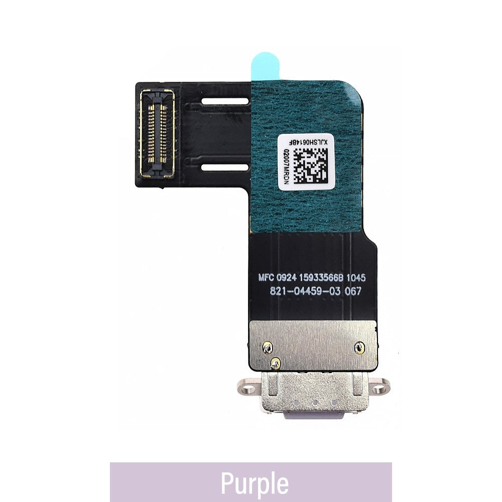 [Smart Plus] Charging Port with Flex Cable for iPad Air 11 (2024) -Purple