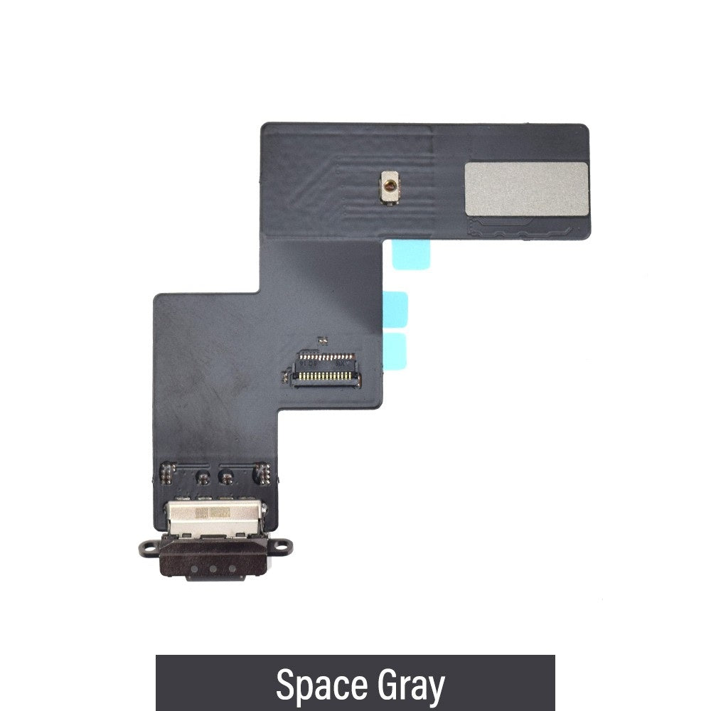 [Smart Plus] Charging Port with Flex Cable for iPad Air 13 (2024)-Space Gray