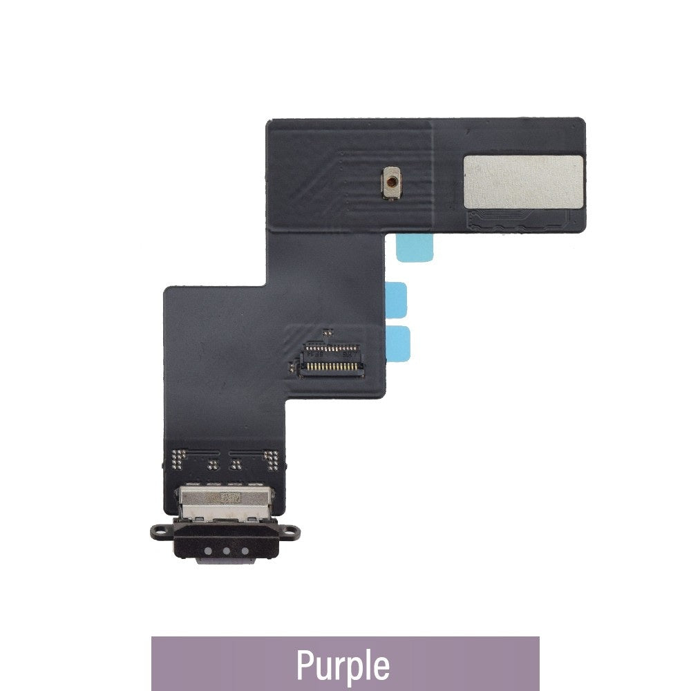[Smart Plus] Charging Port with Flex Cable for iPad Air 13 (2024)-Purple