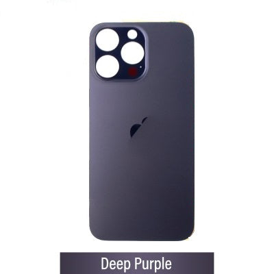 [Smart Plus] Rear Glass Replacement for iPhone 14 Pro Max (Camera Frame Assembly by Factory)-Deep Purple