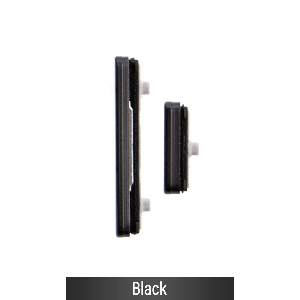 Power & Volume Button Set for Samsung Galaxy S22 5G S901B / S22 Plus 5G S906B-Black