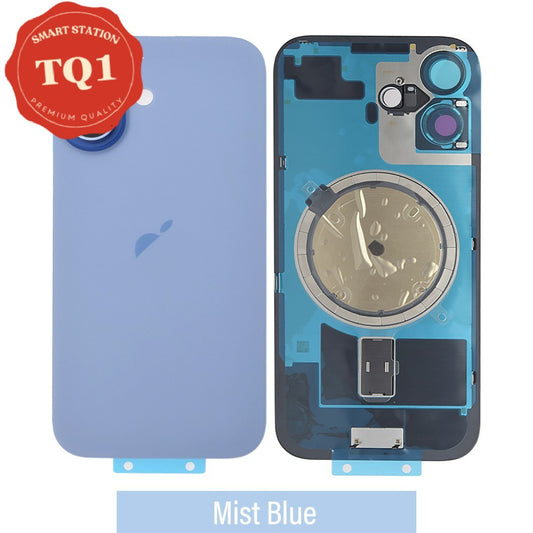 [TQ1] Premium iPhone 17 Back Glass Replacement w MagSafe Magnet- Mist Blue