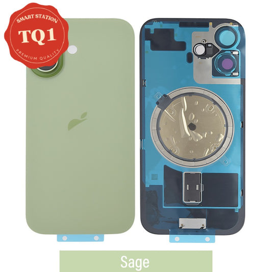 [TQ1] Premium iPhone 17 Back Glass Replacement w MagSafe Magnet- Sage