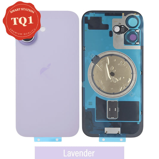 [TQ1] Premium iPhone 17 Back Glass Replacement w MagSafe Magnet- Lavender