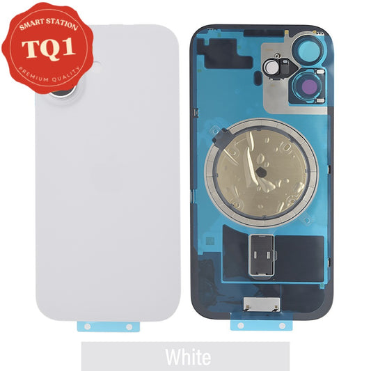 [TQ1] Premium iPhone 17 Back Glass Replacement w MagSafe Magnet- White