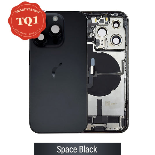 [TQ1] Rear Housing with Full Set Parts for iPhone 14 Pro-Black