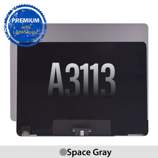 Macbook Air 13" A3113 M3 2024 LCD Display Screen Replacement Assembly With Light Sensor [Grey]