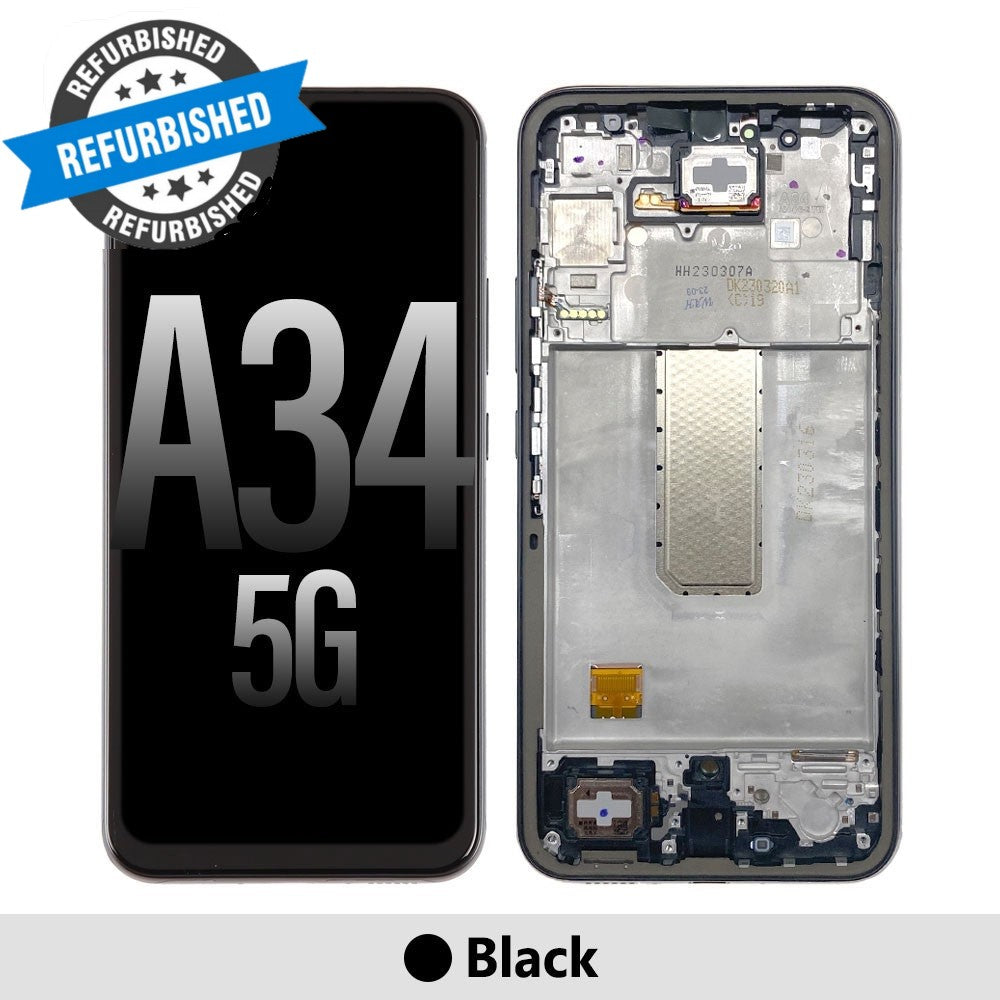 [Original] Samsung A34 5G Screen Replacement with Frame (As same as service pack, but not from official Samsung)