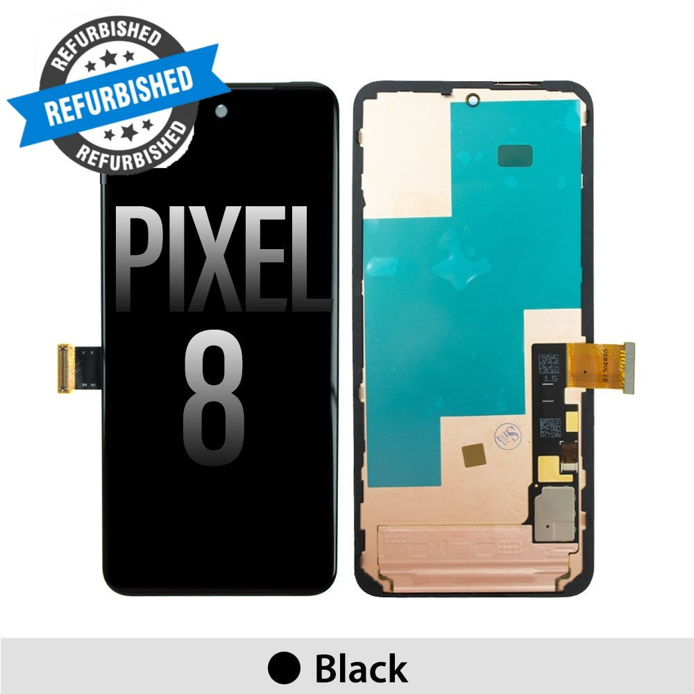 [Original Refurb] LCD Assembly Replacement with Frame for Google Pixel 8-Black (As New)