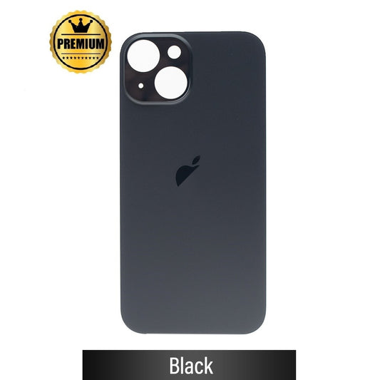Rear Glass Replacement for iPhone 15 Plus -Black