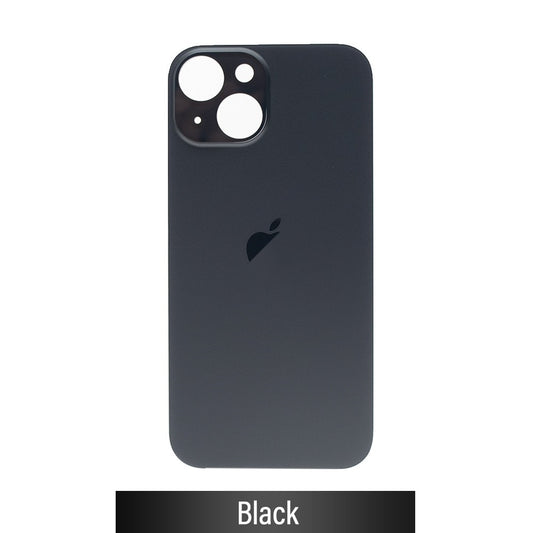 Rear Glass Replacement for iPhone 15 Plus (Camera Frame Aseembly by Factory)-Black