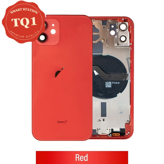Rear Housing with Small Parts for iPhone 12 -Red