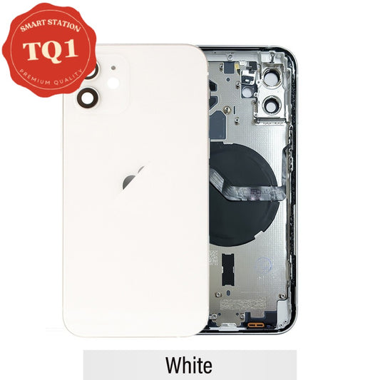Rear Housing with Small Parts for iPhone 12 -White