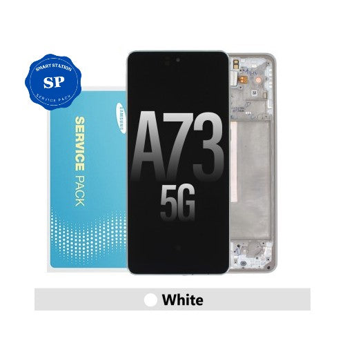 [Service Pack] Samsung A73 Screen Replacement-White
