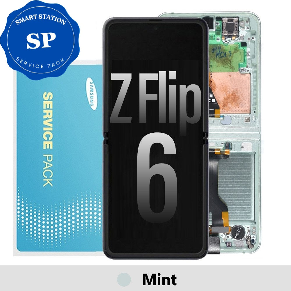 [Service Pack] Samsung Galaxy Z Flip6 F741B Screen Digitizer GH82-35014D-Green/Mint