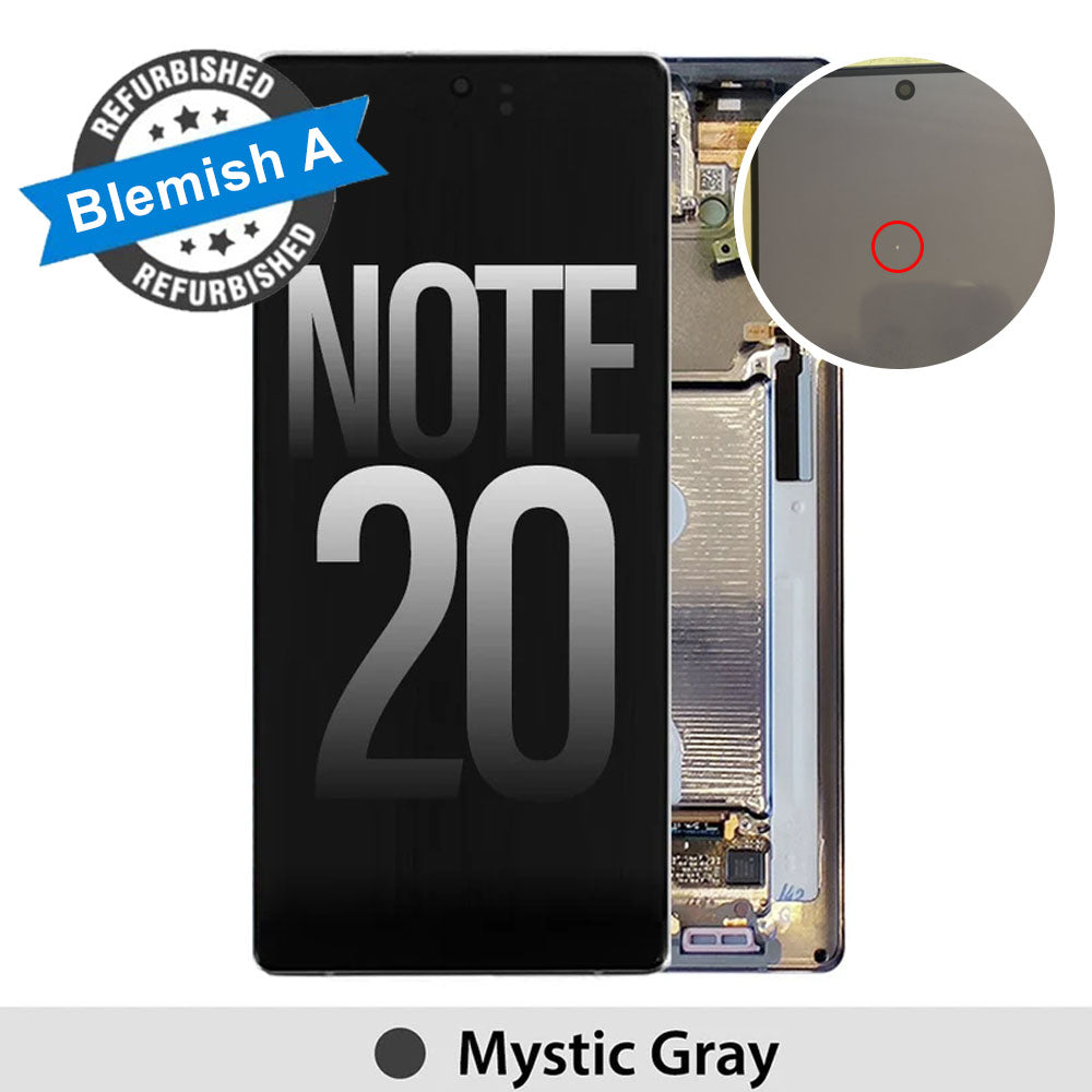 [Blemish A- Original Refurb] Samsung Galaxy Note 20 N980F Screen Replacement-Mystic Gray