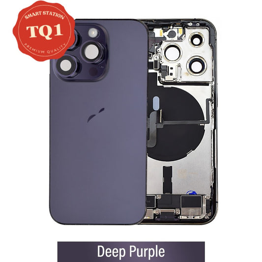 [TQ1] Rear Housing with Full Set Parts for iPhone 14 Pro-Purple