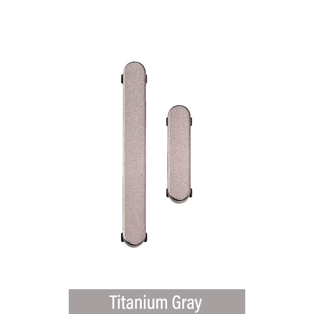 [Original] Power Button and Volume Button for Samsung Galaxy S24 Ultra-Titanium Grey