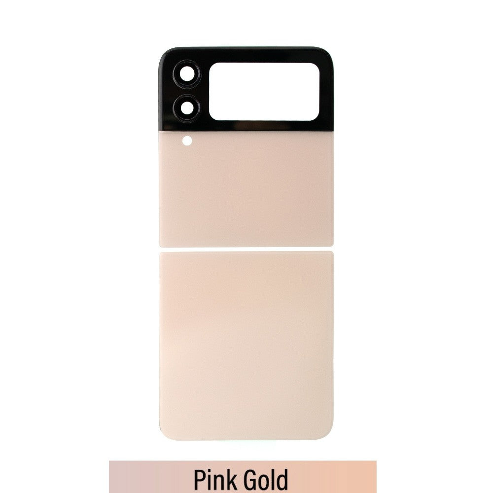 Rear Cover Glass For Samsung Galaxy Z Flip4 5G F721B -Pink Gold