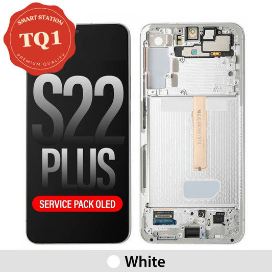 [TQ1] Samsung S22 Plus Screen Replacement- White (Service Pack Screen with Refurbished Frame) (Copy)