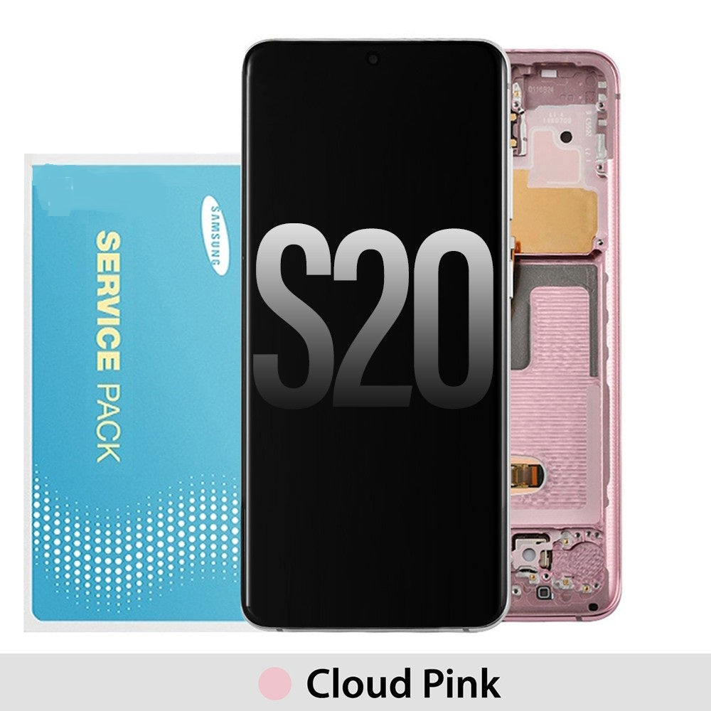 [Service Pack] Samsung S20 Screen Replacement-Pink