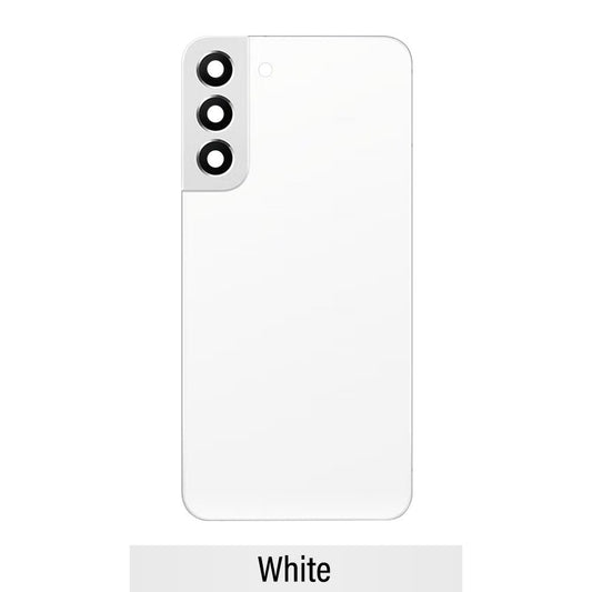 Back Glass White for Samsung S22 Plus