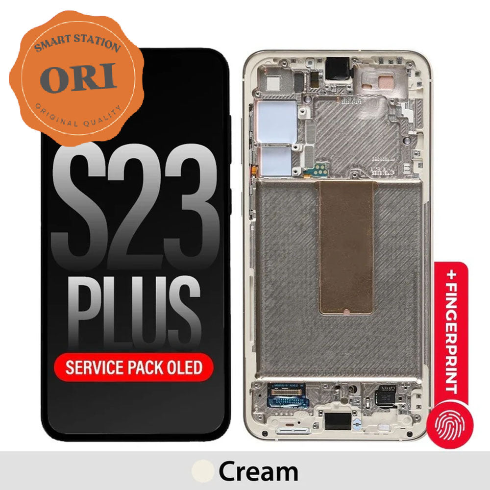 [Original Refurbished] Samsung S23 Plus Screen Replacement-Cream