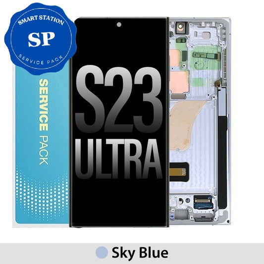 [Service Pack] Samsung S23 Ultra Screen Replacement-Lime (Blue)