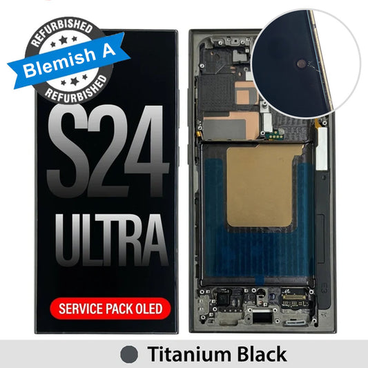[Blemish-Original Pull-A] Samsung S24 Ultra Screen Replacement-Black